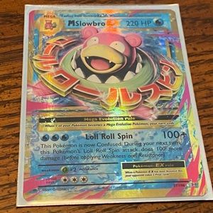 Pokémon Mega slowbro ex rare card 27/108